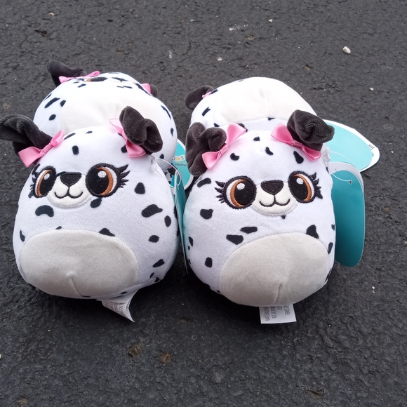 Squishmallows Black and White Spotted Stuffed Animal - Picture 1 of 3